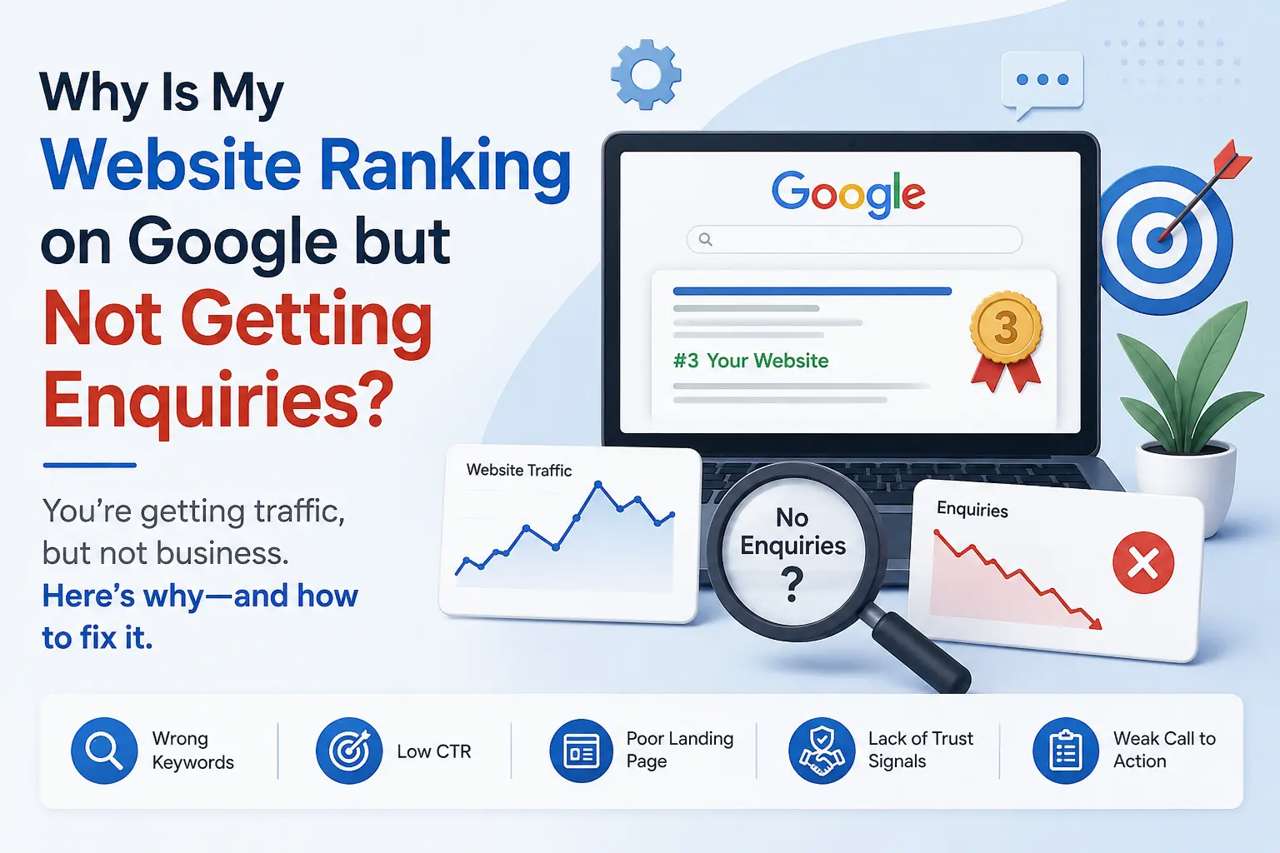 Why Is My Website Ranking on Google but Not Getting Enquiries